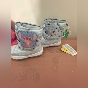 Disney Stitch Toddler Girls Winter Snow Boots,  Toddler Girls 9